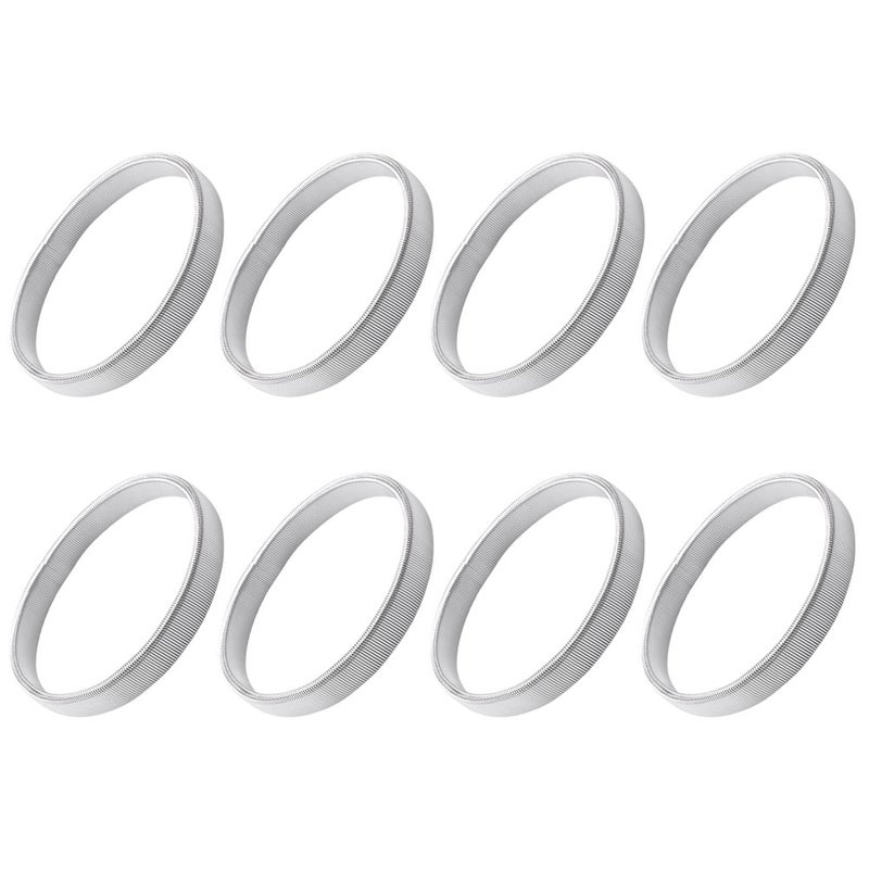 8pcs Sleeve Holders for Unisex Stretchy Metal Sleeve Garters Nonslip Elastic Arm Straps Fixing Armbands for Formal and Casual Outfits - Image 4