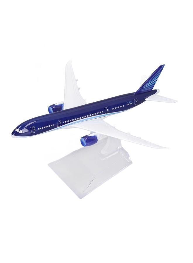 1:400 Diecast 787 Airliner Model Alloy Simulated Passenger Plane with Stand Home Decoration - Image 1