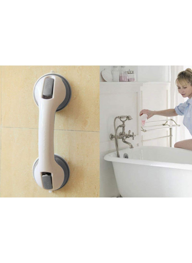 BHRAKUTI BHRAKUTI ABS Plastic Bathroom Helping Handle Suction Cup Handrail Non Slip Bathroom Accessories Suction Multicolour 296 x 102 x 82 cm  - Image 2