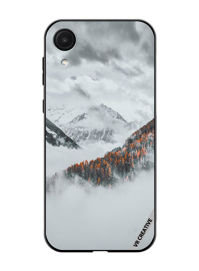 VR CREATIVE Protective Case Cover For Samsung Galaxy A03 Core Frosted Orange Design Multicolour - Image 1