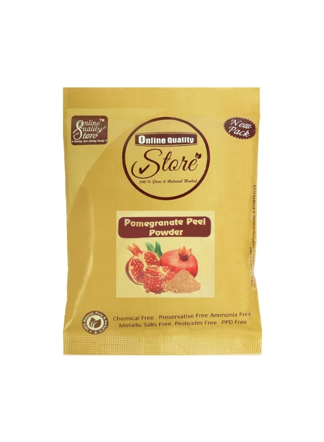 Online Quality Store 100% Natural Anar/Pomegranate Peel Powder Punica Granatum, 50g - Image 1