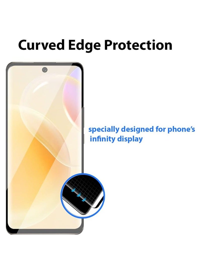 SHOPI Huawei Honor 50 / Nova 9/Huawei Nova 8 5G/Huawei Nova 8 4G Tempered Glass, 3D Curved Full Glue, (Full Screen Coverage), Touch Sensitive, Anti Scratch - Image 4