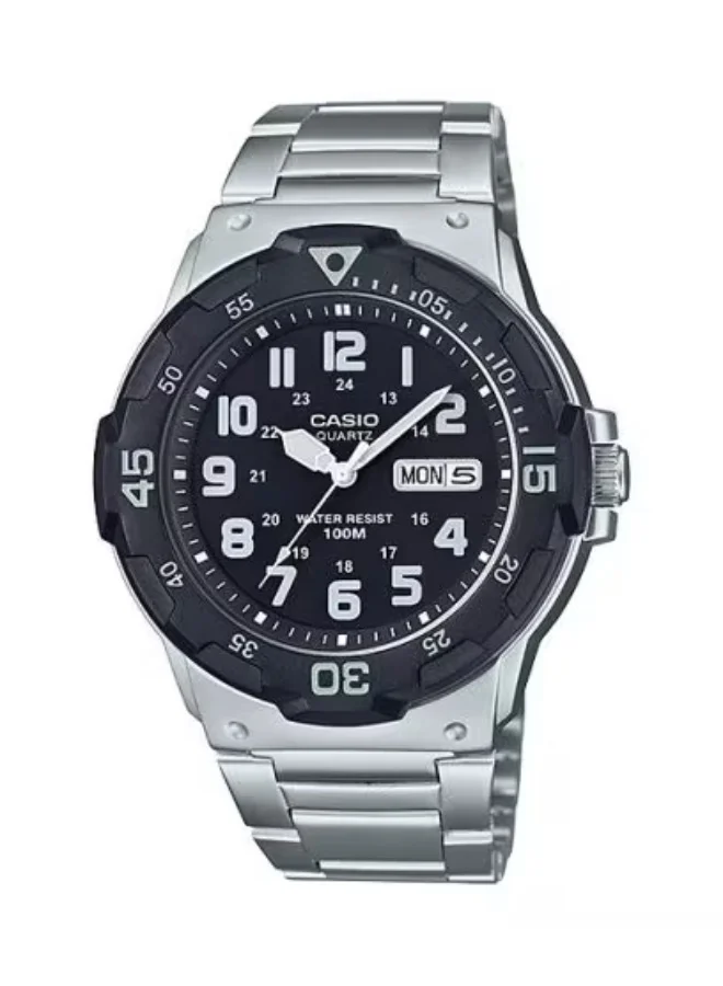 CASIO Men's Stainless Steel Analog Watch MRW-200HD-1BVDF - 44.4 mm