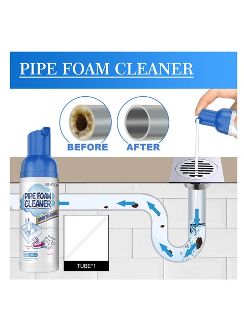 Foam Drain Cleaner, Foaming Sink Drain Cleaner, Drain Cleaner Foam Spray, Hair Drain Clog Remover & Cleaner, Pipe Dredge Deodorant Drain Cleaner, Drain Cleaner for Tubs