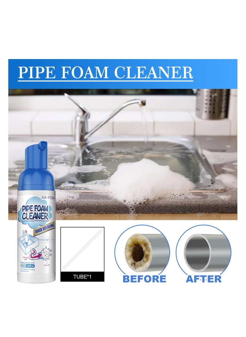 Foam Drain Cleaner, Foaming Sink Drain Cleaner, Drain Cleaner Foam Spray, Hair Drain Clog Remover & Cleaner, Pipe Dredge Deodorant Drain Cleaner, Drain Cleaner for Tubs