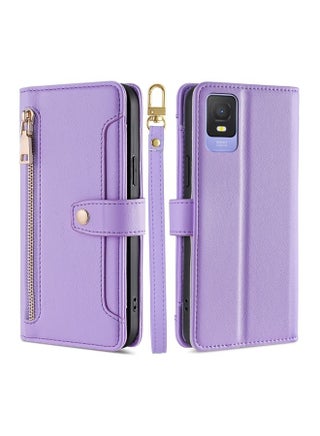 Case Cover For TCL 403 Sheep Texture Cross-body Zipper Wallet Leather Phone Case Purple - pzsku/Z5E3ABDA4BE31BDDD462FZ/45/_/1712265474/1bb74481-21ff-4a62-a1ba-d974a3528657
