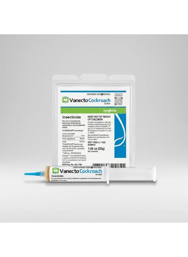 جل فانيكتو للصراصير، 30 غرام، أنبوب واحد، صنع في الولايات المتحدة الأمريكية