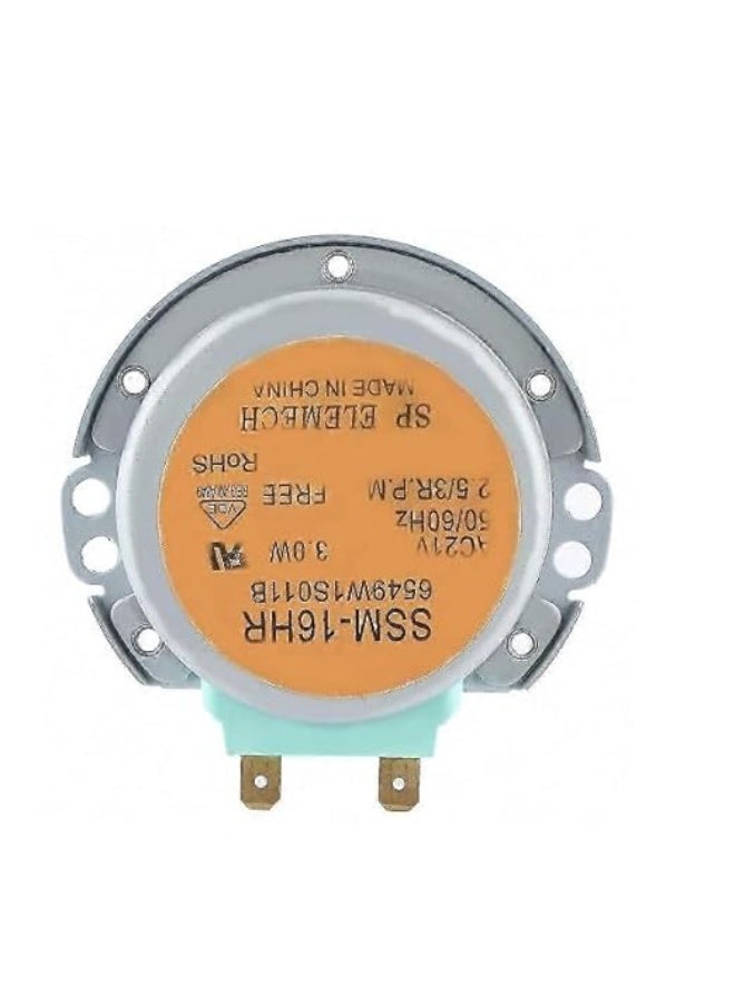 First Moon Microwave Oven Turntable Motor SSM-16HR 21V 3W 50/60Hz Replacement Motor for Microwave Oven Tray Rotating Motor Spare Part High Torque Microwave Motor for Home Appliance Repair - Image 1