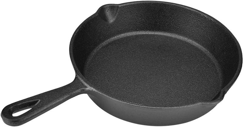 HEEPDD Cast Iron Skillet Frying Pan, PreSeasoned NonStick Cooking Tool, Even Heating, Perfect for Grilling and Baking, 6.3-Inch and 7.9-Inch Sizes Kitchen Appliances (20cm) - Image 5
