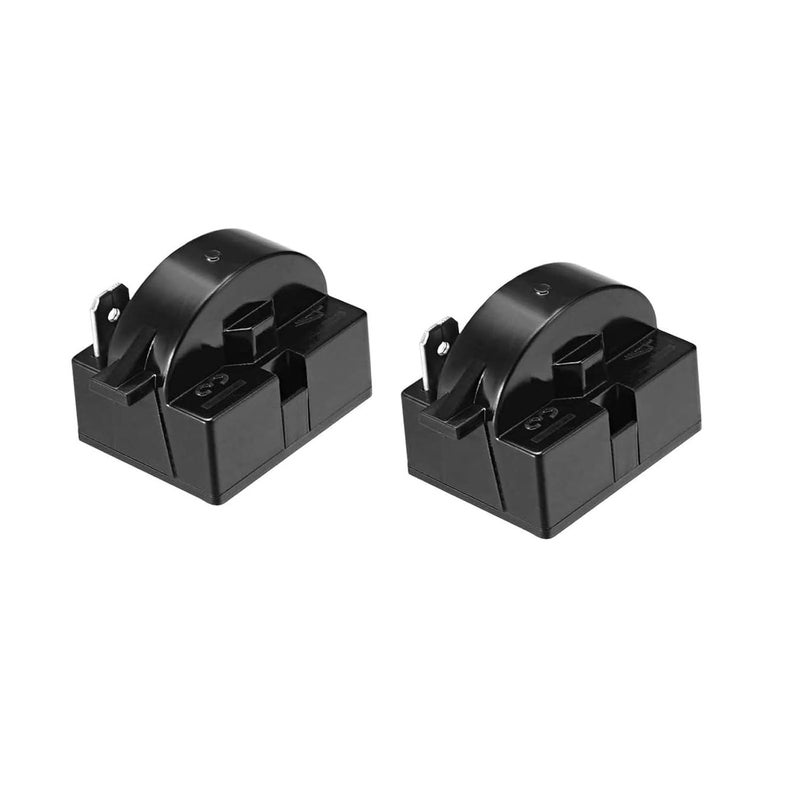 tooloflife Pack of 2 15 Ohm Resistor 1 Pin PTC Starter Relay, Fridge Spare Parts Freezer Compressor Resistor for Mini Fridges, Compact Fridges, Freezers, Wine Refrigerators - Image 1