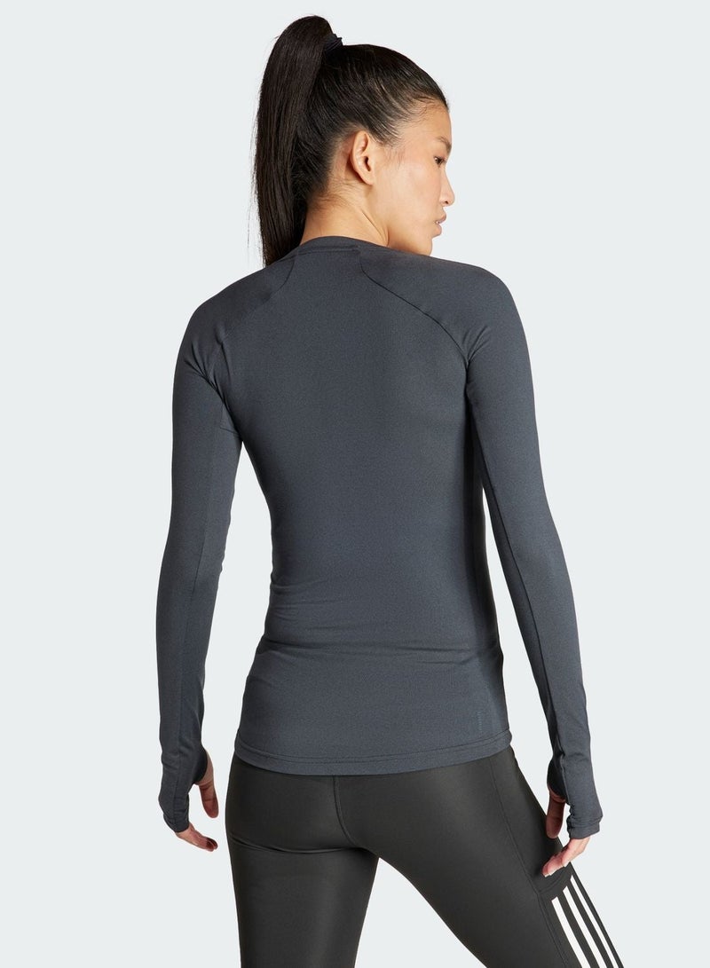Adidas Techfit Long Sleeve Training Long-Sleeve Top - Image 2