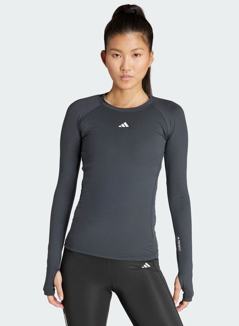 Adidas Techfit Long Sleeve Training Long-Sleeve Top - Image 1
