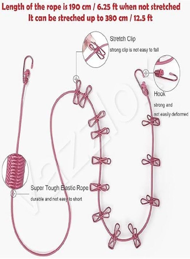 Bosney House use Cloth Drying Wire with Clips (5) - Image 2