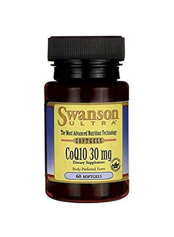 سوانسون Coq10 30 مليجرام 30 مليجرام 60 كبسولة هلامية