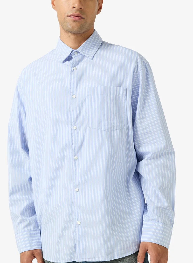 JACK & JONES  Striped Long Sleeve Shirt for Men | Best Price UAE