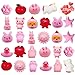 LUKBERA 28 Packs Kawaii Mochi Squishy Toys Squishies Stress Relief Fidget for Valentines Day Classroom Exchange Gifts School Prizes - Image 2