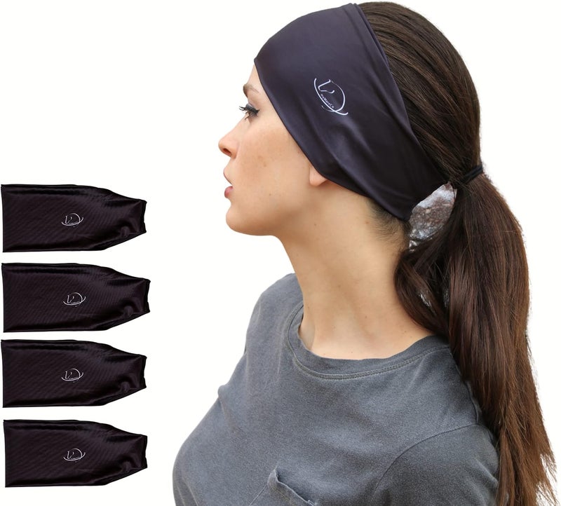 myMareCo Equestrian Headbands Designed to Wick Moisture and Protect Hair Under Helmets, for Horseback Riding, Biking, and Securing Ear Buds - Image 1