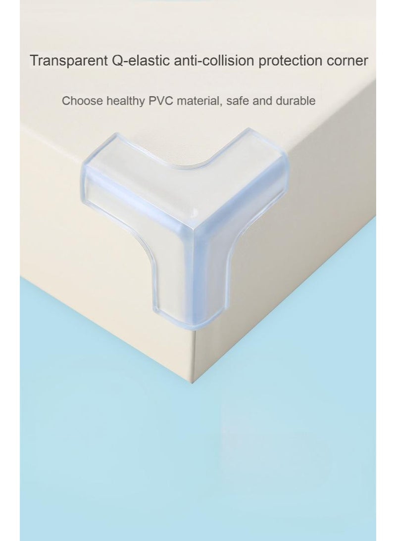 8 Pack T-Shaped Corner Guards, Baby Safety Corner Protectors with 3M Adhesive, 33×33×33mm Thickened Soft Silicone Edge Bumpers, Transparent Table Corner Covers for Baby Proofing Furniture - Image 4