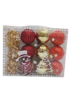 Generic Glitter Mixed Pack 6 Cm  Pack Of 12 Christmas  - Image 2