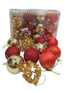 Generic Glitter Mixed Pack 6 Cm  Pack Of 12 Christmas  - Image 1