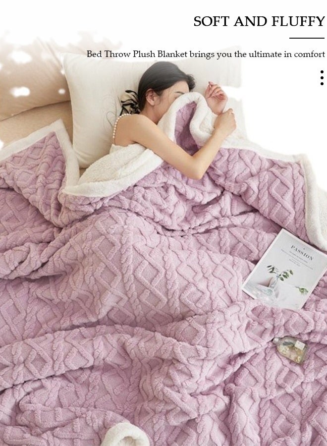 DUNISO Throw Blanket for Couch or Bed, Super Soft Cozy Fleece Blankets for Room Decor, Warm and Breathable,Lightweight Fuzzy Warm Flannel Fleece Blanket Suitable for Couch, Sofa, Bed, Chair - Image 3