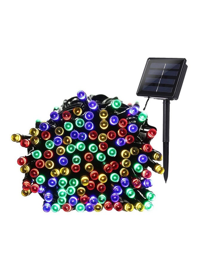 سلسلة أضواء LED الشمسية بالألوان الأحمر/الأخضر/الأزرق بطول 12 متر - Image 1