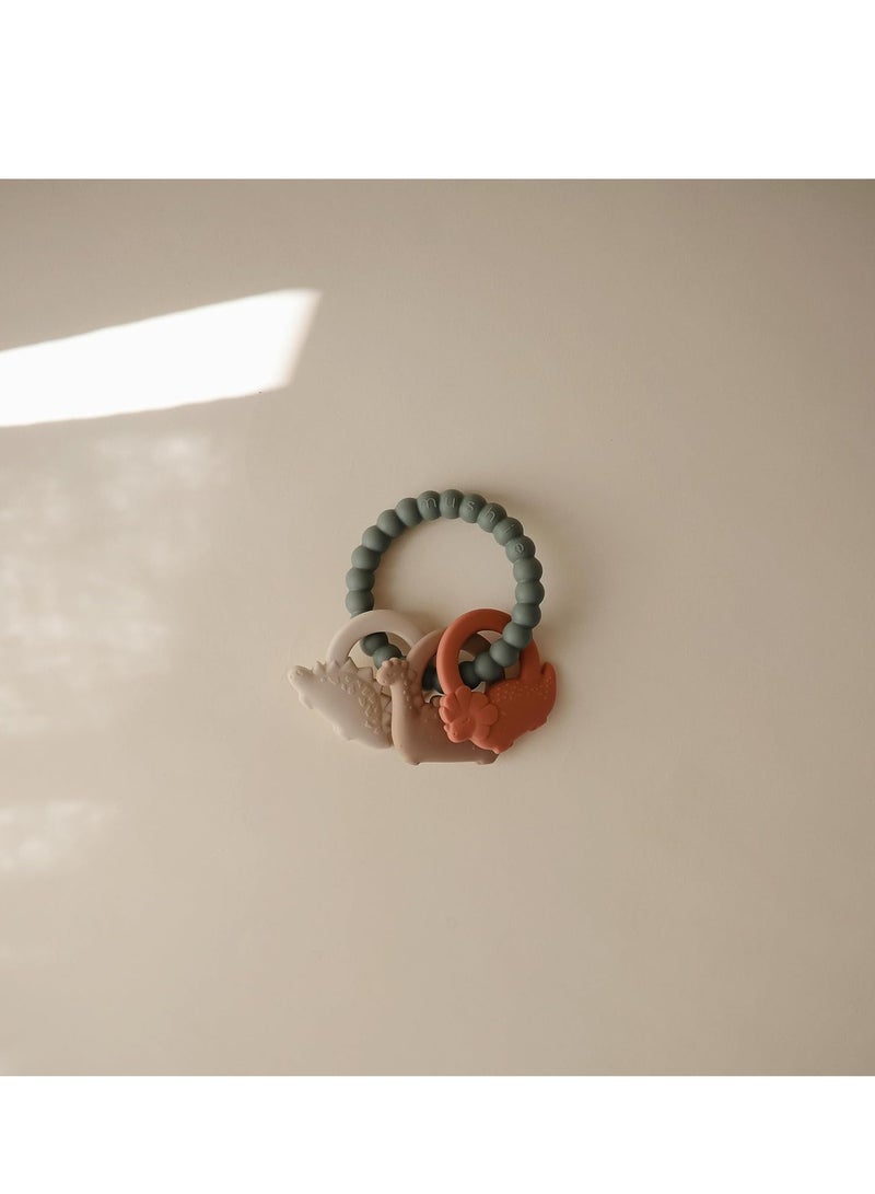 general Silicone Dino Teething Ring Toy  - Image 2