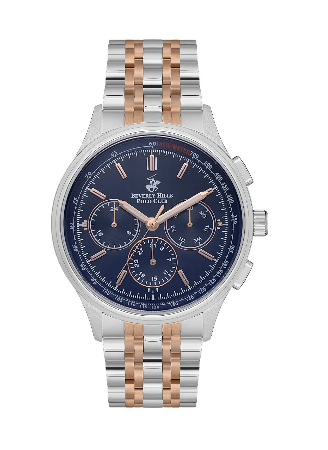 BEVERLY HILLS POLO CLUB BEVERLY HILLS POLO CLUB Men's Multi Function Dark Blue Dial Watch - BP3556X.590