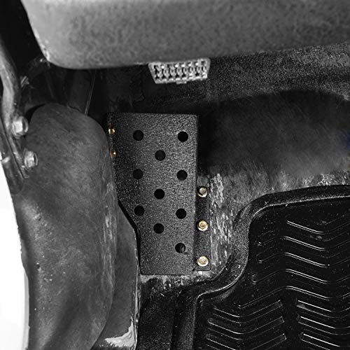 Hooke Road Dead Pedal Left Side Foot Rest Kick Panel for 1997-2006 Jeep Wrangler TJ - Image 3