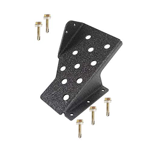Hooke Road Dead Pedal Left Side Foot Rest Kick Panel for 1997-2006 Jeep Wrangler TJ - Image 4