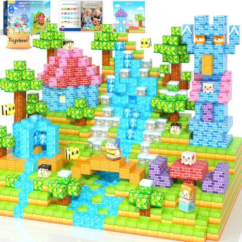 Toyvimo Magnetic Blocks 150PCS Magnet Building Blocks Girls Boys Toys Ages 35 68 1012 STEM Building Kids Toys Build Mine Magnet World Educational Gift for Boys and Girls Ages 3 - Image 1