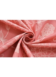 VAS COLLECTIONS VAS COLLECTIONS New Reguler Collection 220TC Cotton Printed 1 Double BedSheet with 2 Matching Free King Size Pillow Covers230x240 cm or 7x75 ft Pink  - Image 2