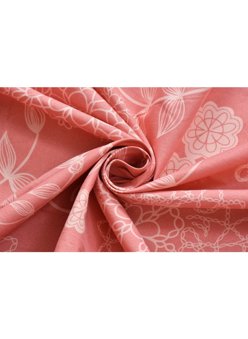 VAS COLLECTIONS - VAS COLLECTIONS New Reguler Collection 220TC Cotton Printed 1 Double BedSheet with 2 Matching Free King Size Pillow Covers230x240 cm or 7x75 ft Pink - Image 1