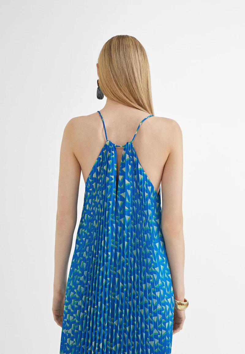 Lola Casademunt Monogrammed halter dress