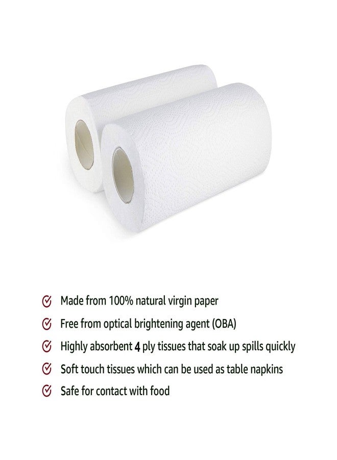 LAURELS 4 Ply Super Absorbent Kitchen Towel Rolls, 80 Pulls, Pack of 3 - Image 4