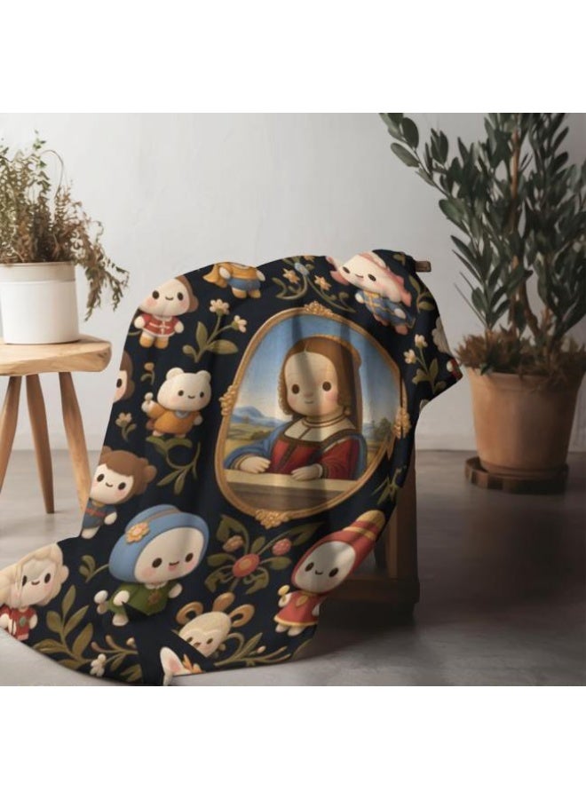 general Baby and children's cartoon flannel thin blanket (warm and comfortable, suitable for sleep, game use) 70cm*100cm - Image 4