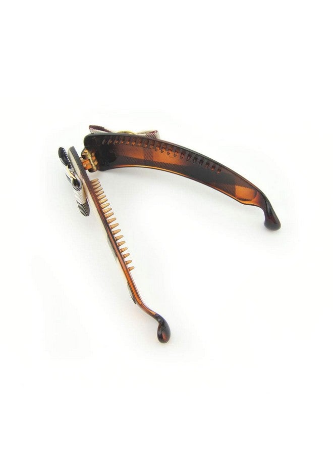 Meilliwish Noble Wedding Beautiful Banana Hair Clip for Women (H78)(Black) - Image 3