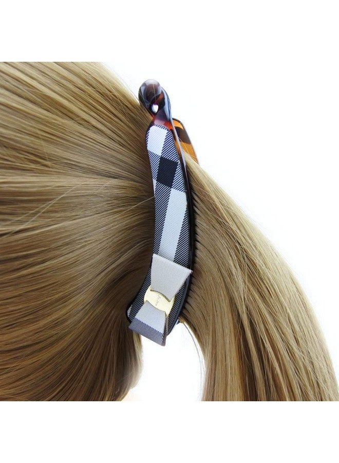 Meilliwish Noble Wedding Beautiful Banana Hair Clip for Women (H78)(Black) - Image 4