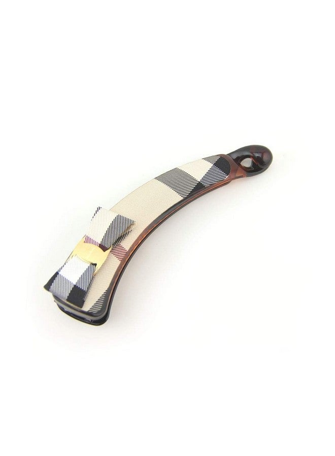 Meilliwish Noble Wedding Beautiful Banana Hair Clip for Women (H78)(Black) - Image 1