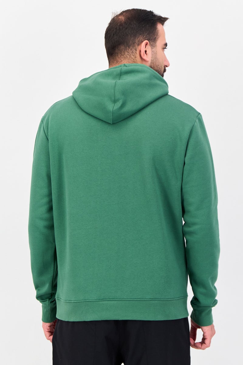 Reebok Men Sportswear Fit Long Sleeve Outdoor Hoodies, Green - Image 2