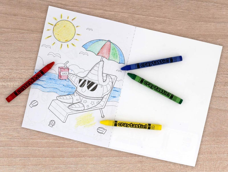 Craytastic! (264) Premium Bulk Crayons (6 Colors) for Schools, Classrooms, Restaurants, Offices, Crafts and More - Safety Tested Compliant with ASTM D-4236 - Image 2