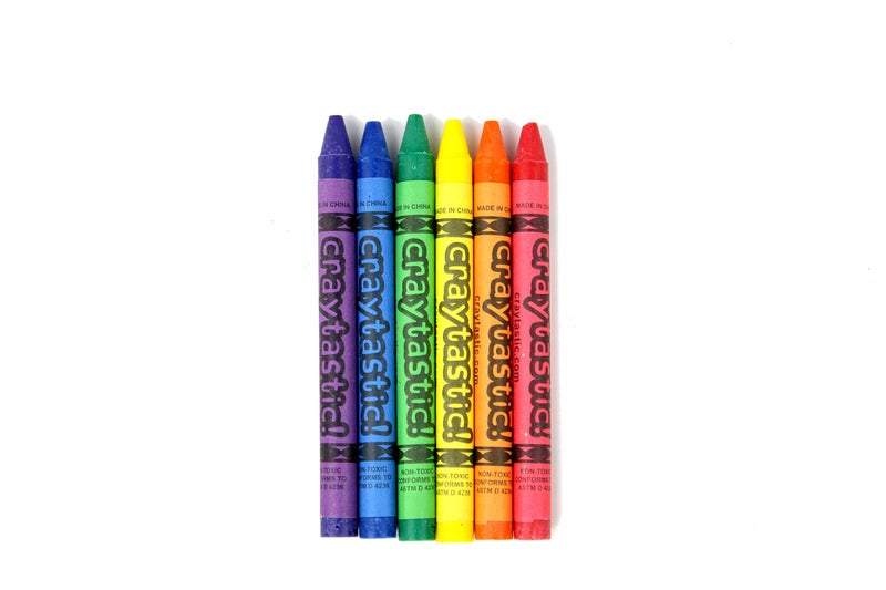 Craytastic! (264) Premium Bulk Crayons (6 Colors) for Schools, Classrooms, Restaurants, Offices, Crafts and More - Safety Tested Compliant with ASTM D-4236 - Image 5