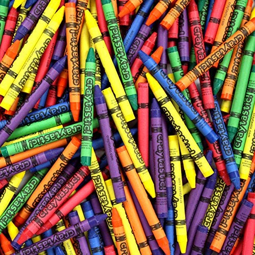 Craytastic! (264) Premium Bulk Crayons (6 Colors) for Schools, Classrooms, Restaurants, Offices, Crafts and More - Safety Tested Compliant with ASTM D-4236 - Image 1