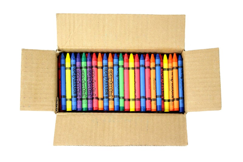 Craytastic! (264) Premium Bulk Crayons (6 Colors) for Schools, Classrooms, Restaurants, Offices, Crafts and More - Safety Tested Compliant with ASTM D-4236 - Image 4
