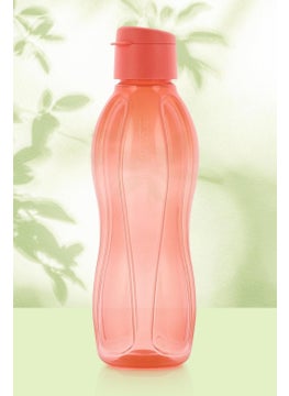 Tupperware زجاجة شرب إكو + غطاء سهل 1ل بطيخ وردي  - Image 3