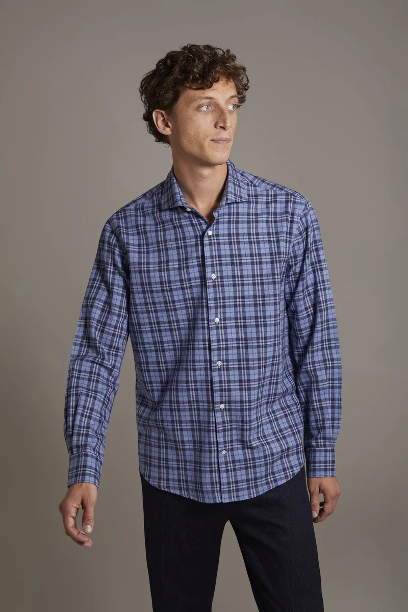 Doppelganger Blue Casual shirt - Indigo for Men | Best Price UAE
