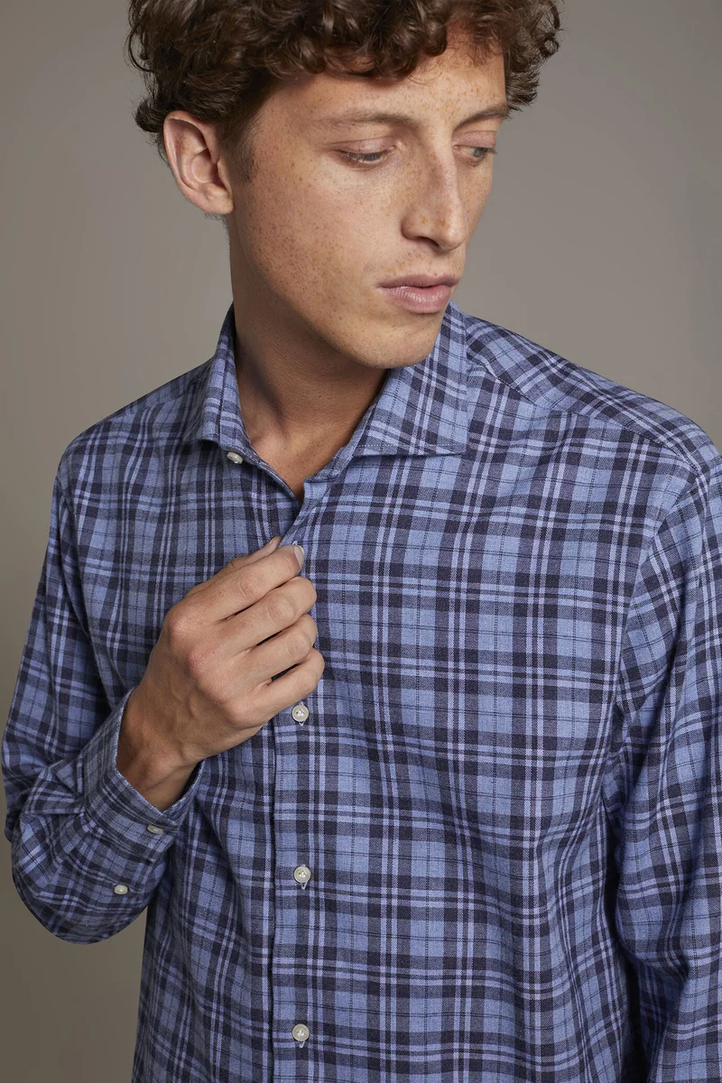 Doppelganger Blue Casual shirt - Indigo for Men | Best Price UAE