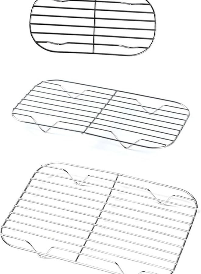 Size A Food Grade Steel Cooling Rack For Roasting Baking Steaming And Grilling - Image 3