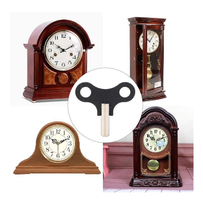 Set of 6 Steel Vintage Clock Winding Keys Antique Clock Repair Tools - Image 3