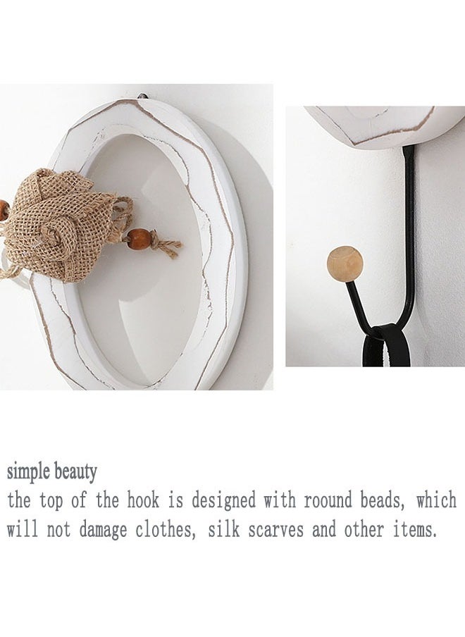 ZCM-HAPPY Wall Mounted Heavy Coat Hooks for Towel, Key and Decoration - Love Letter Theme With LED Lights  - Image 5